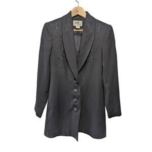 Scully Ladies Wool Gabardine Long Coat XS